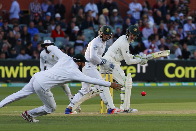 Peter Handscomb, Hashim Amla, Quinton De Kock