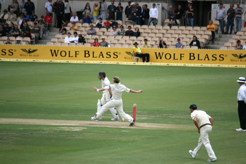 Brett Lee bowling